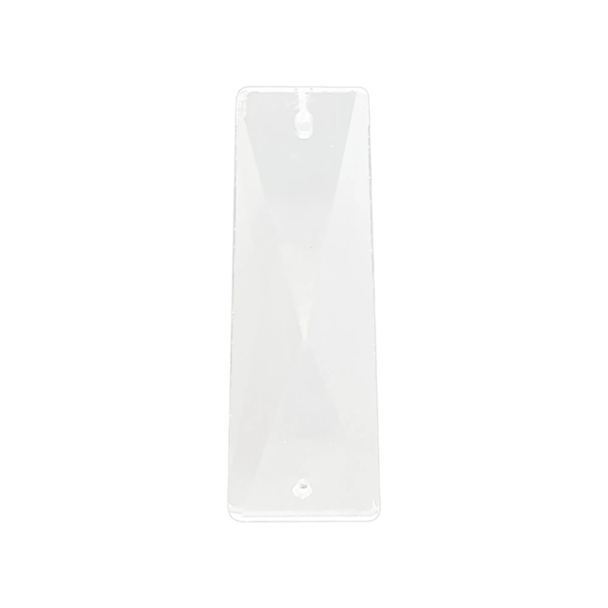 C70095  Crystal Rectangle Without Ring 96x22mm 2 Holes